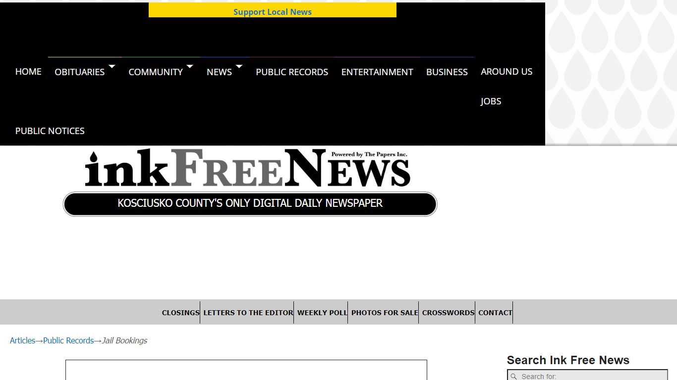 Jail Bookings – InkFreeNews.com